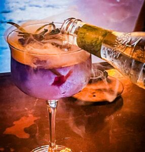 Elena’s Gin & Tonic cocktail on the Simone on Sunset menu