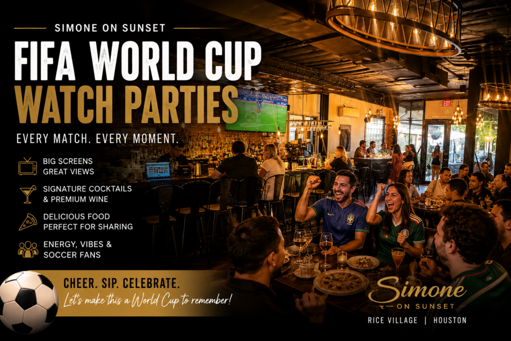 FIFA World Cup Houston watch party at Simone on Sunset